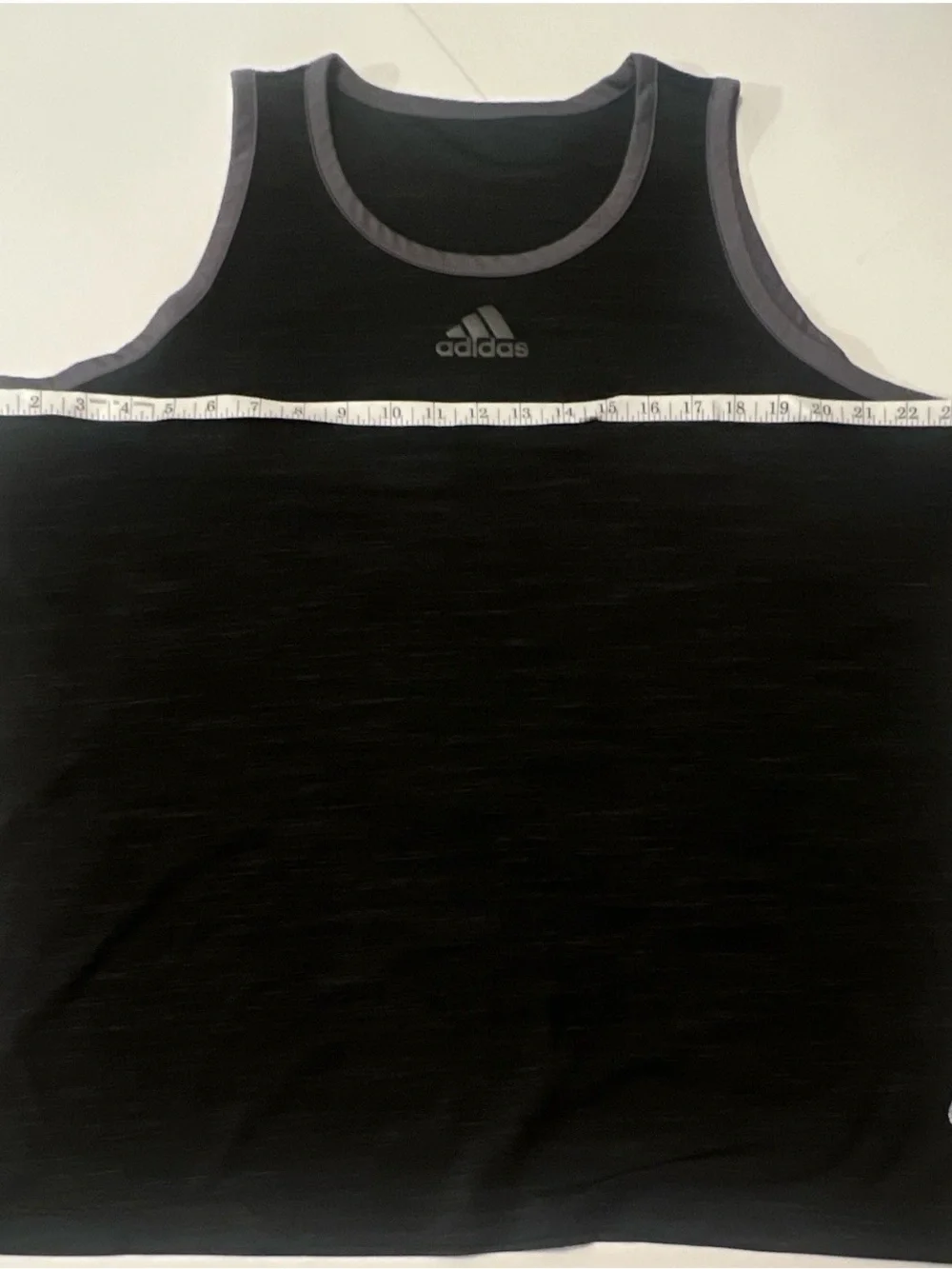 adidas Men’s Essentials Training Tank Top Black Gray 2X / XXL Athleisure Gym